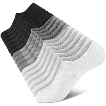 wernies No Show Socks Women - 8 Pairs Ankle Socks for Women, Low Cut Socks Short Cotton Socks, Invis...