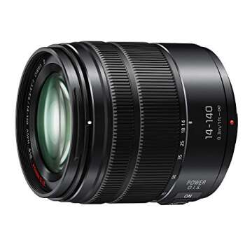 Panasonic Lumix G Vario 14-140mm Telephoto Zoom Lens with F3.5-5.6 II ASPH, Mirrorless Micro Four Th...