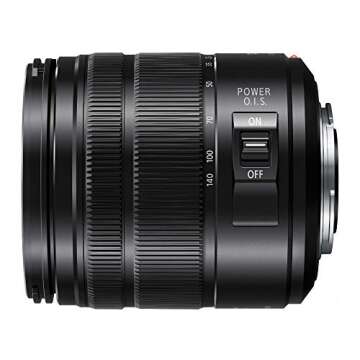 Panasonic Lumix G Vario 14-140mm Telephoto Zoom Lens with F3.5-5.6 II ASPH, Mirrorless Micro Four Thirds Mount and Power O.I.S. - H-FSA14140 (Upgraded USA Black)