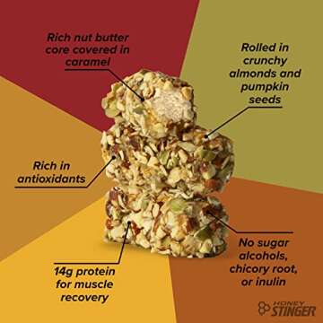 Honey Stinger Nut + Seed Bar | Protein Packed Recovery Snack
