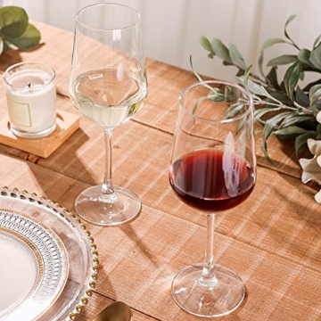 Elegant YANGNAY Wine Glass Set of 6 - Dishwasher Safe