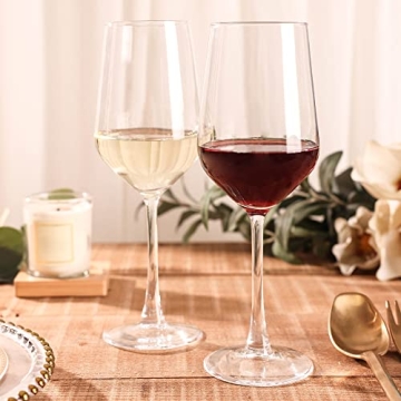Elegant YANGNAY Wine Glass Set of 6 - Dishwasher Safe