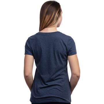 Ann Arbor T-shirt Co. Coffee, Scrubs, Rubber Gloves | Funny Doctor Nurse Cute V-Neck T-Shirt for Women-(Vneck,S)