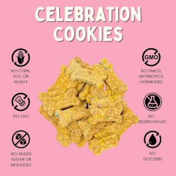 Celebrate With Organic Healthy Dog Cookies Made in USA