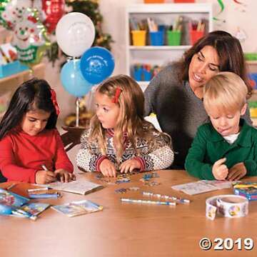 Fun Express “Happy Birthday Jesus” Activity Sets with Crayons for Christmas (set of 12)
