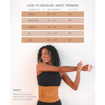Sweet Sweat Toned Waist Trimmer for Effective Toning and Comfort