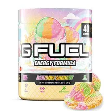 G Fuel Watermelon Energy Drink Powder - Sugar Free Focus and Energy Booster