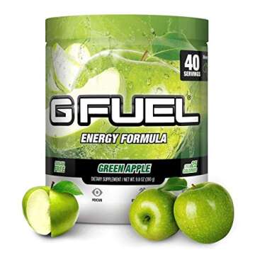 G Fuel Watermelon Energy Drink Powder, Sugar-Free Focus Boost