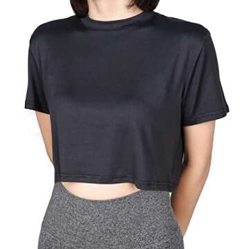 MAX ALLIE Women's Ultra Soft T Shirt Crew Neck Tees Casual Loose Fit Basic Lightweight