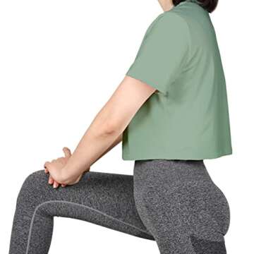 MAX ALLIE Women's Ultra Soft T Shirt Crew Neck Tees Casual Loose Fit Basic Lightweight