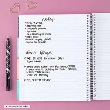 Erin Condren Medical Treatment Planner for Organized Recovery