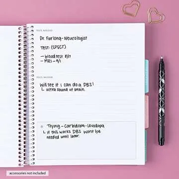 Erin Condren Medical Treatment Planner for Organized Recovery