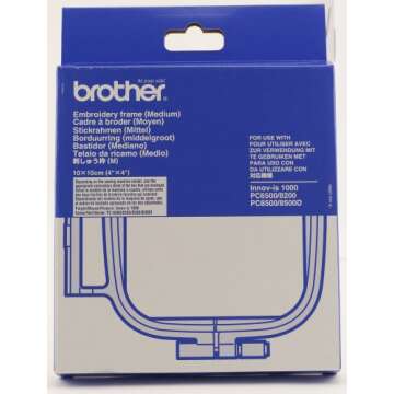 Brother SA443 4-Inch-by-4-Inch Medium Hoop , Gray