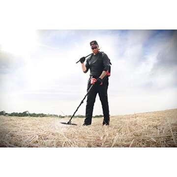 Minelab Vanquish 540 Pro-Pack Multi-Frequency Metal Detector for Adults with V12 12"x9" & V8 8"x5" Double-D Waterproof Coils (4 Detect Modes, Bluetooth Headphones & Rain Cover Included)