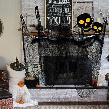 Spooky Halloween Creepy Cloth for Haunted Decor and Parties