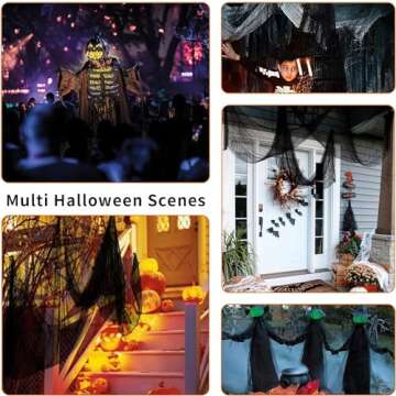 Spooky Halloween Creepy Cloth for Haunted Decor and Parties