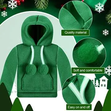 Meooeck Christmas Elf Accessories Set for Kids