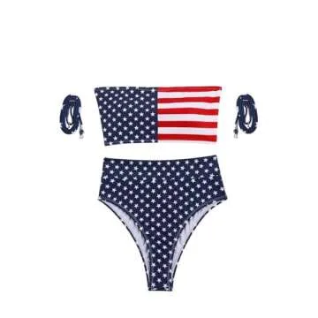 Shop Pink Queen Women's High Waisted Bikini Set Today