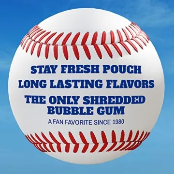 Big League Chew Blue Raspberry Bubble Gum Pack of 12