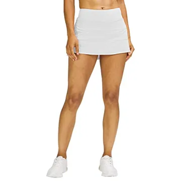 MEIVSO Women's Pleated Workout Tennis Skirts with Pockets - Activewear Sports Skort with Built-in Sh...