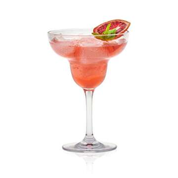 Libbey Indoors Out Break-Resistant Margarita Entertaining Set with 6 Margarita Glasses and Pitcher