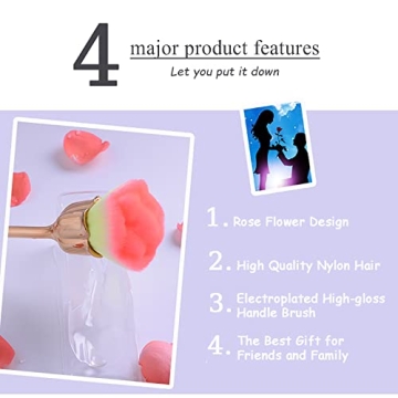 Premium Kabuki Foundation Brush for Flawless Makeup