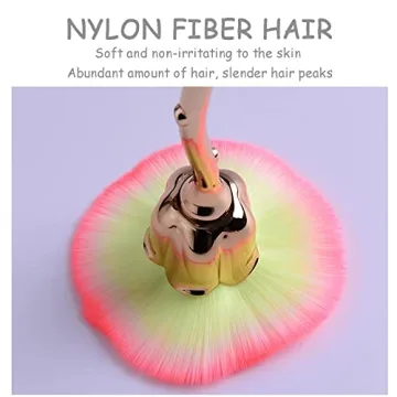 Premium Kabuki Foundation Brush for Flawless Makeup