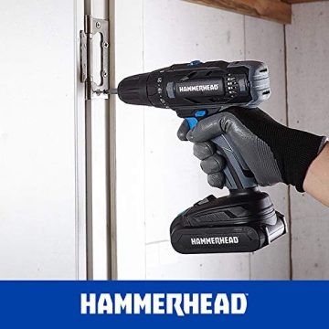Hammerhead 20V 2-Speed Cordless Drill Driver Kit