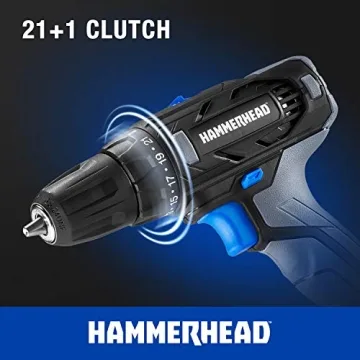 Hammerhead 20V 2-Speed Cordless Drill Driver Kit