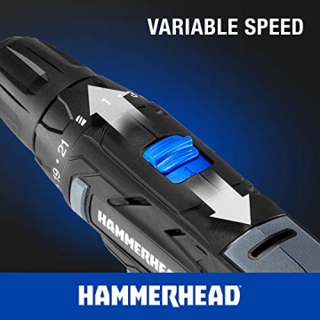 Hammerhead 20V 2-Speed Cordless Drill Driver Kit