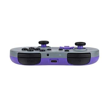 Super Nintendo Entertainment System (SNES) Inspired Little Wireless Controller for Switch, Switch Lite and OLED Models, Retro Compatible with Old School games like Super Mario, Play With Friends