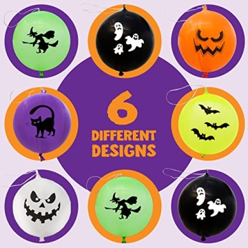 JOYIN Halloween Punch Balloons 36 Pack for Parties