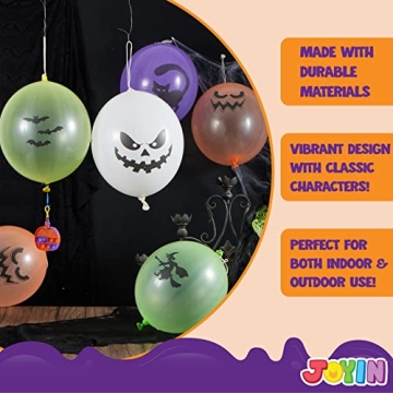 JOYIN Halloween Punch Balloons 36 Pack for Parties