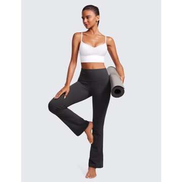 CRZ YOGA Womens Butterluxe Sweetheart Longline Sports Bra - V Neck Adjustable Thin Strap Yoga Camisole Padded Crop Top White Small