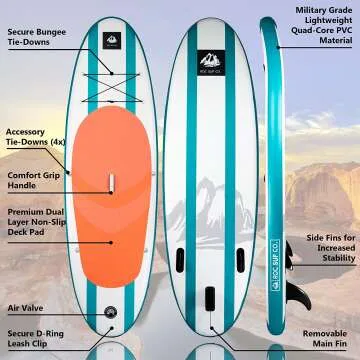 Roc Inflatable SUP Boards with Premium Accessories