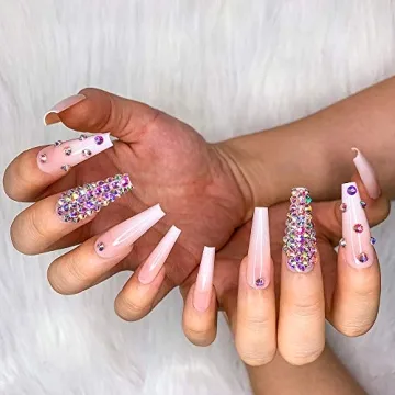 Artquee French Nude White Ballerina Press-On Nails Elegant Style