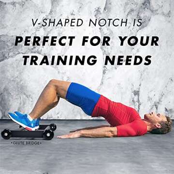 Yes4All Glute Ham Glider for Home Gym Fitness Equipment