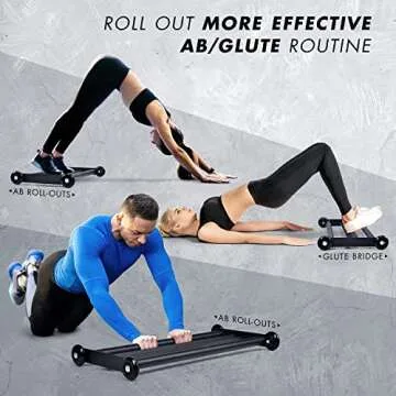 Yes4All Glute Ham Glider for Home Gym Fitness Equipment