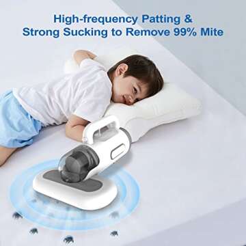 Cordless Mattress Vacuum Cleaner with Powerful Suction