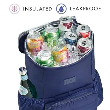 Fit & Fresh Stylish Insulated Backpack Cooler for Women