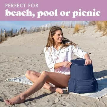 Fit & Fresh Stylish Insulated Backpack Cooler for Women