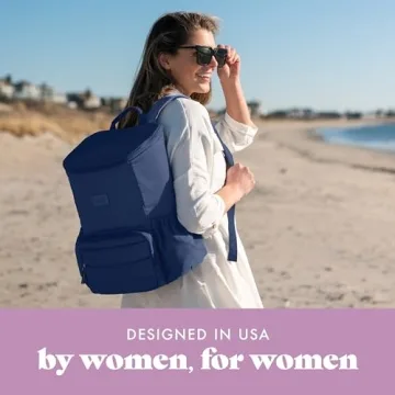 Fit & Fresh Stylish Insulated Backpack Cooler for Women