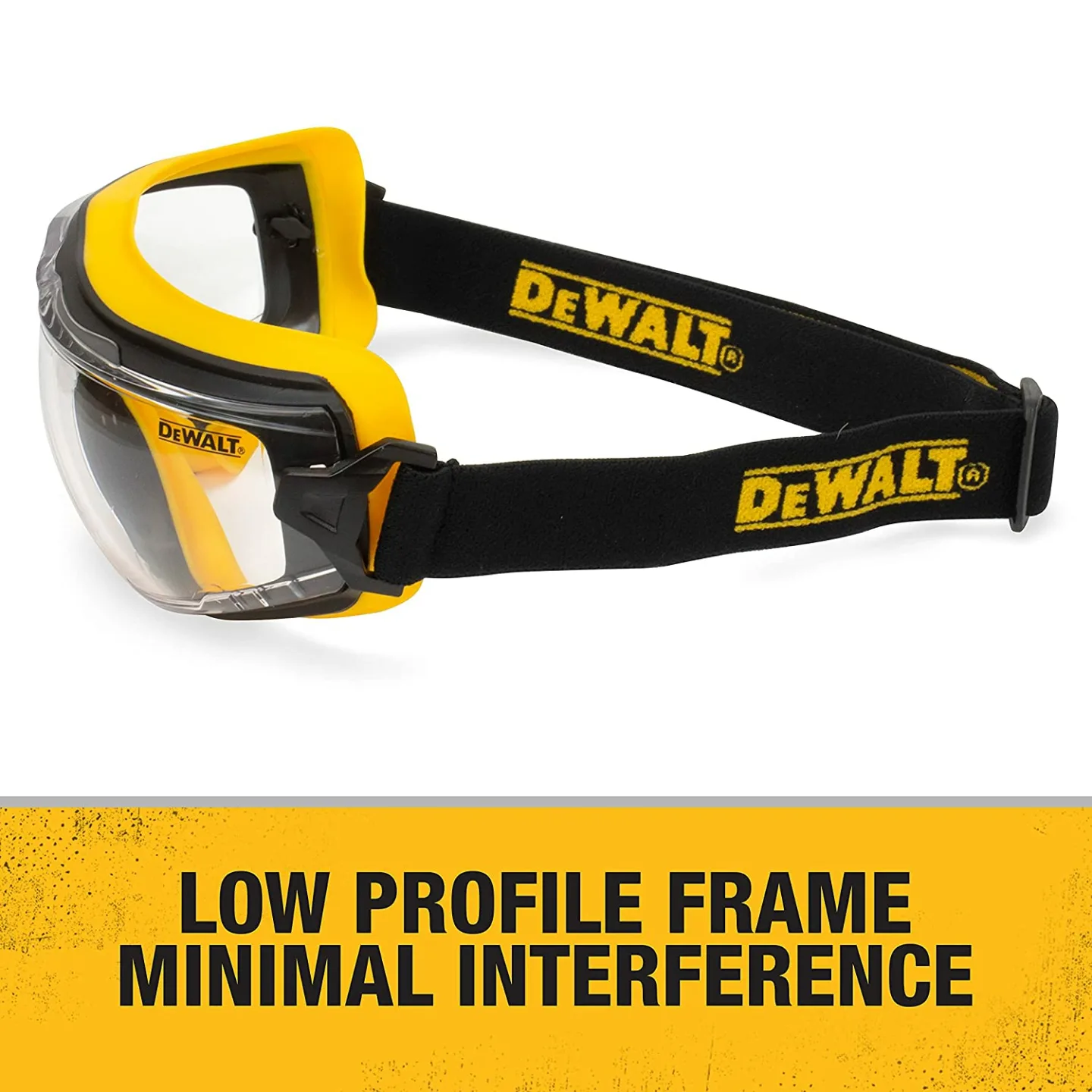 Clear Anti-Fog DEWALT Safety Goggles DPG84