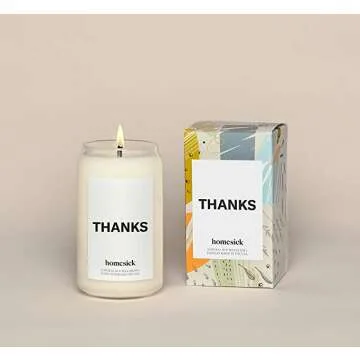 Homesick Candle for Comfort and Nostalgia