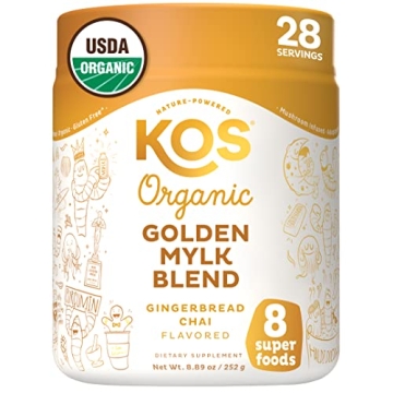 KOS Golden Mylk Superfood Latte Powder for Wellness