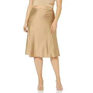 Maya Silky Slip Skirt - Versatile Midi Style for All Occasions