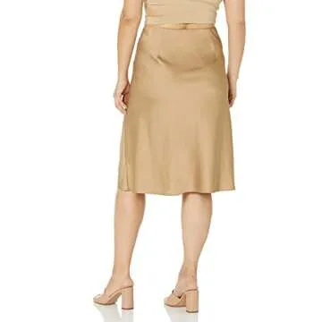 Maya Silky Slip Skirt - Versatile Midi Style for All Occasions