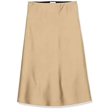 Maya Silky Slip Skirt - Versatile Midi Style for All Occasions