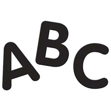 Pacon Self-Adhesive Letters - Removable and Reusable