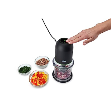 Braun CH3012BK EasyPrep™ Mini Food Processor, 4 cup, Black